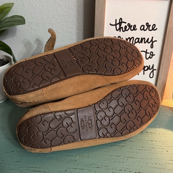 UGG Cozy Tan Moccasin Slippers - Picture 4 of 5